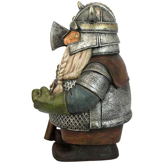 Design Toscano Viking Victor Norse Dwarf Gnome Statue Multicolored