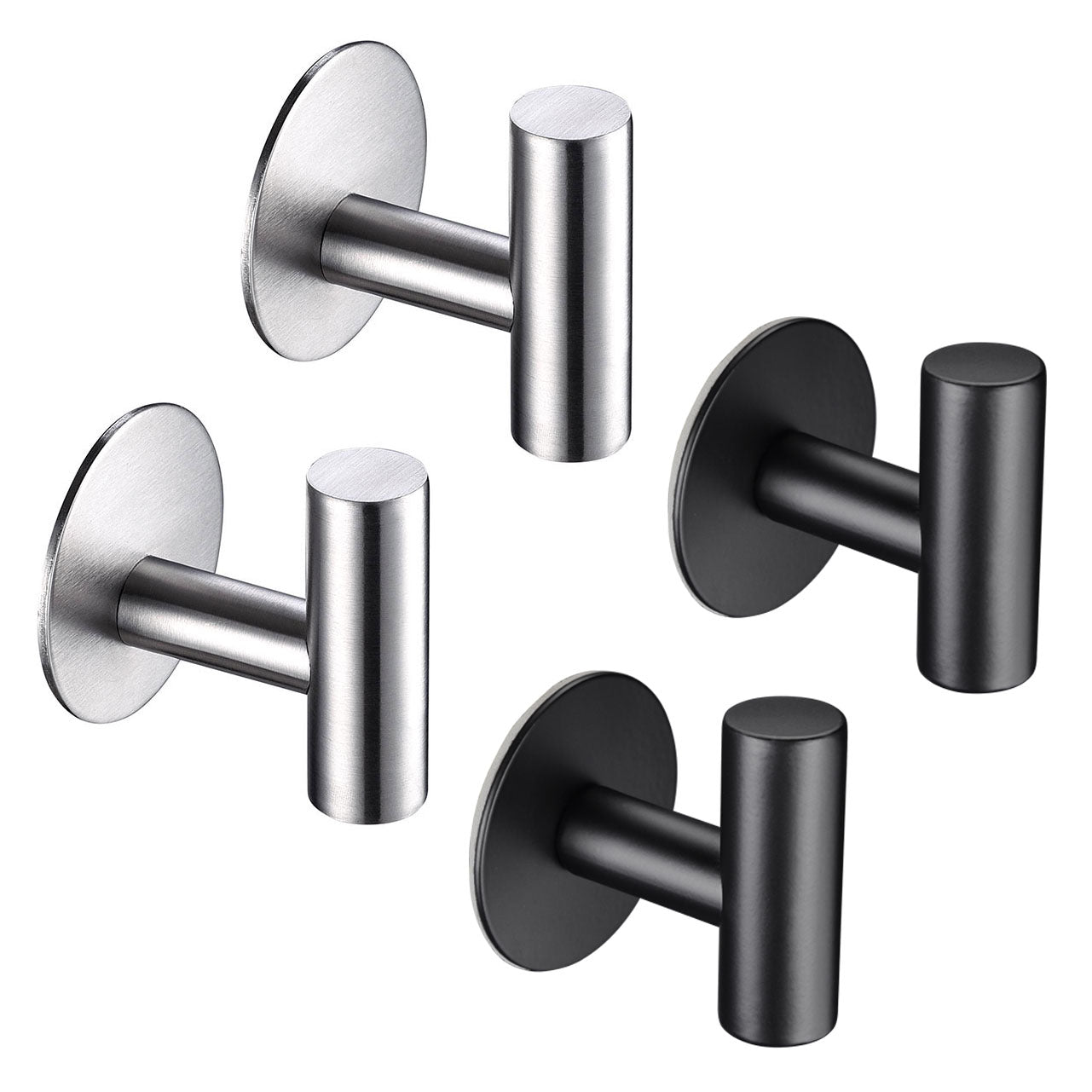 Yescom Stainless Steel Robe Hooks Towel Hooks 2Pcs