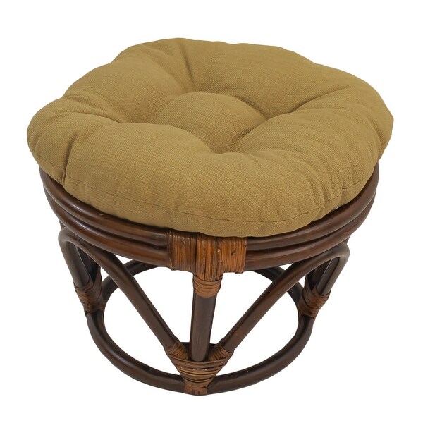 18-inch Round Indoor/Outdoor Footstool Cushion (Cushion Only) - 18 x 18