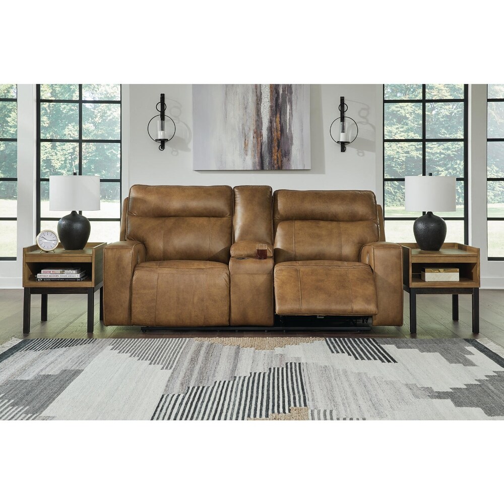 Signature Design by Ashley Game Plan Power Reclining Loveseat with USB Charging