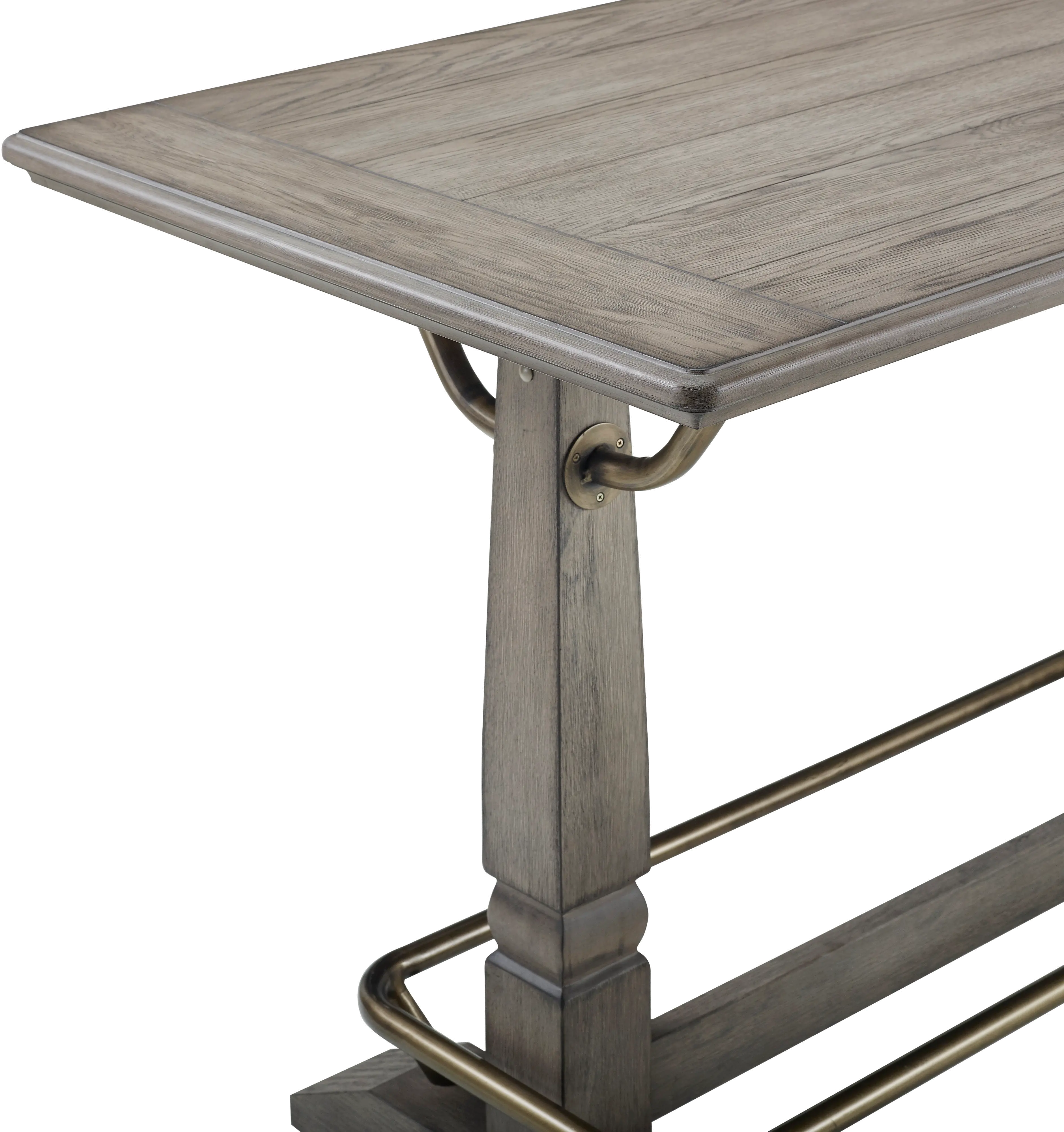 Ryan Farmhouse Weathered Gray Counter Height Dining Table