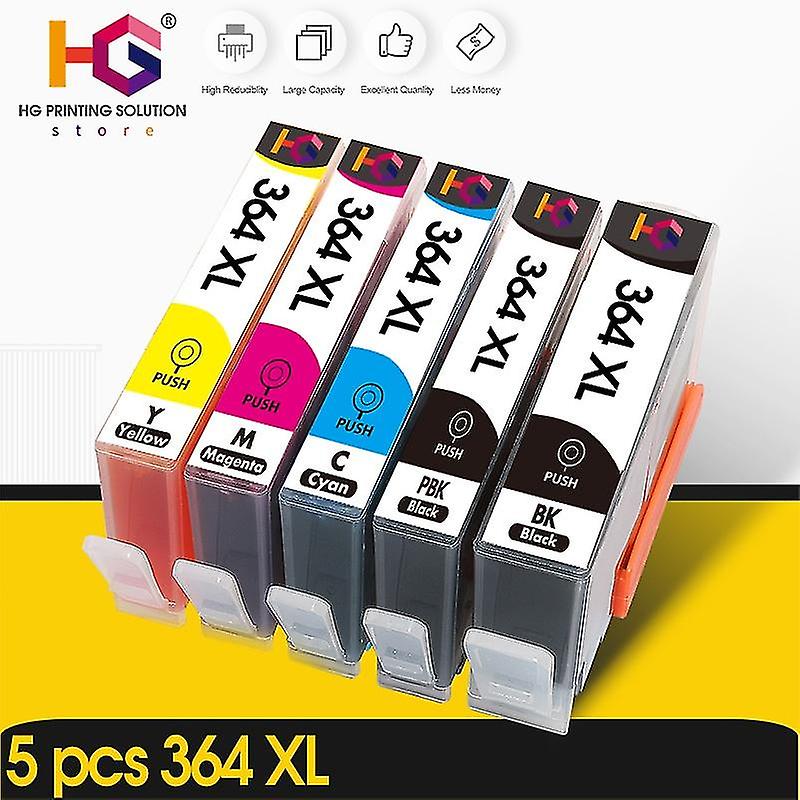 Born Pretty Ink Cartridge For Hp364xl Hp 364 Xl For Hp Photosmart 5510 5515 6510 B010a B109a B209a Deskjet 3070a Hp3