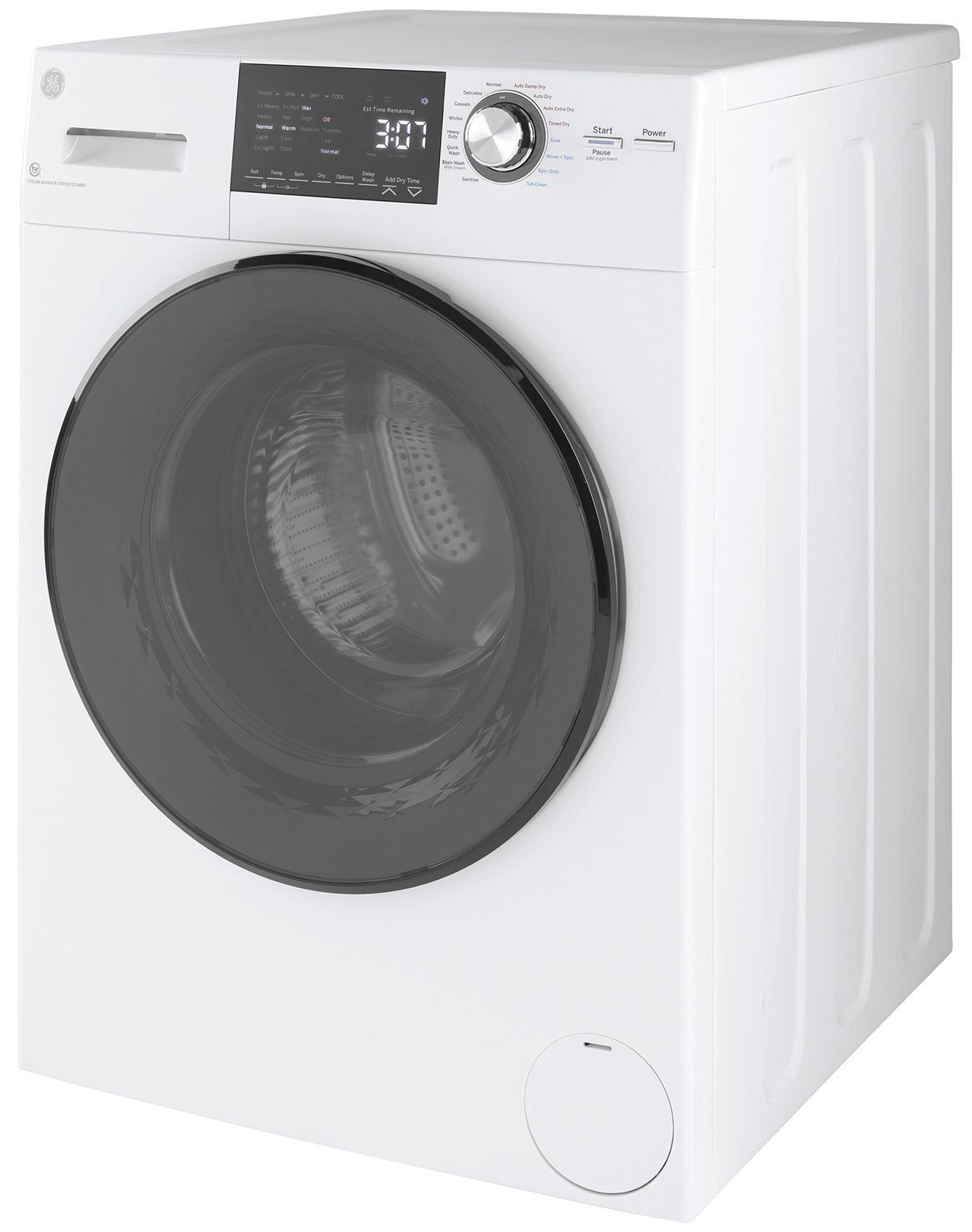 GE 2.4 Cu. Ft. White Front Load Washer/Condenser Dryer Combo