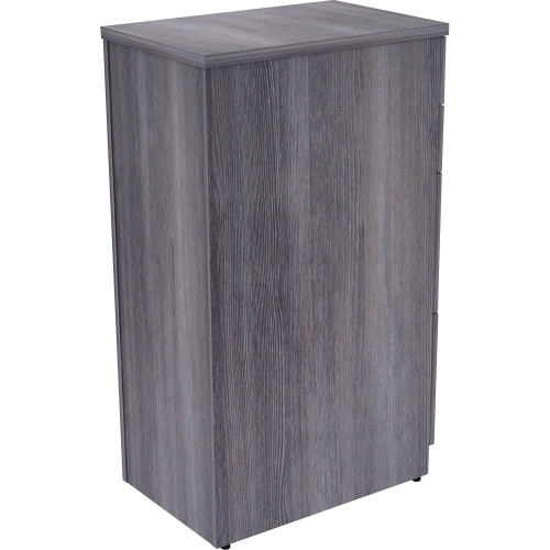 Lorell Relevance Series Charcoal Laminate Office Furniture Storage Cabinet - 4-Drawer (16211)