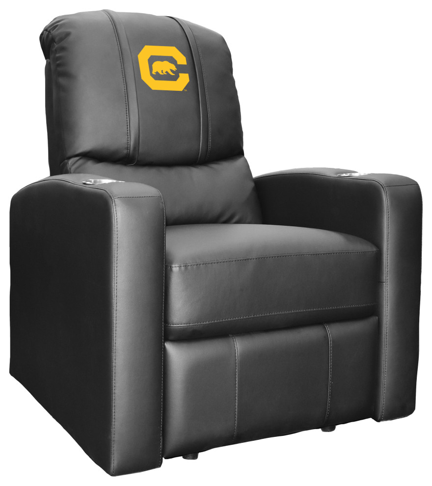 California Golden Bears Secondary Man Cave Home Theater Recliner   Rustic   Recliner Chairs   by DreamSeats LLC  Houzz