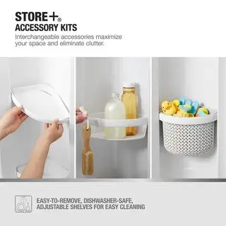 Sterling Store+ Family 12-Piece Shelf Kit in White 88038700-0