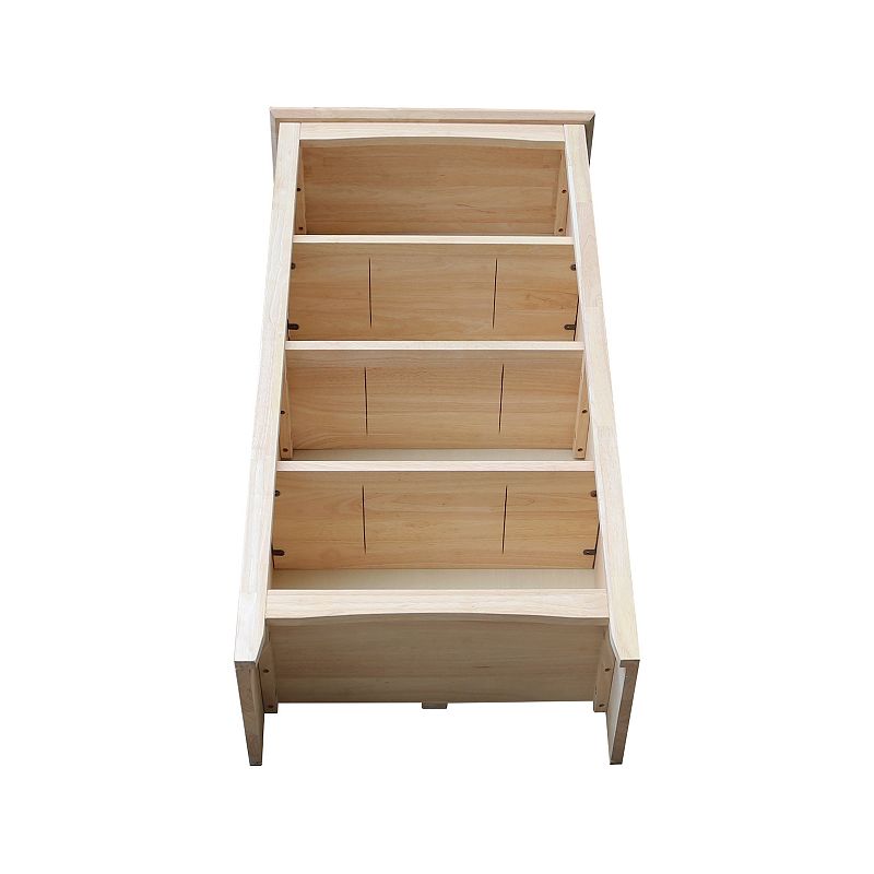 International Concepts Shaker 4-Shelf Bookcase