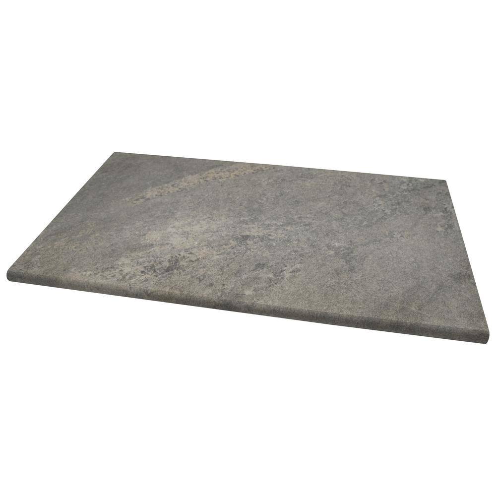 MSI Quarzo Gray 0.79 in. x 13 in. x 24 in. Porcelain Pool Coping (26 Pieces56.33 sq. ft.Pallet) LCOPNQUAGRA1324