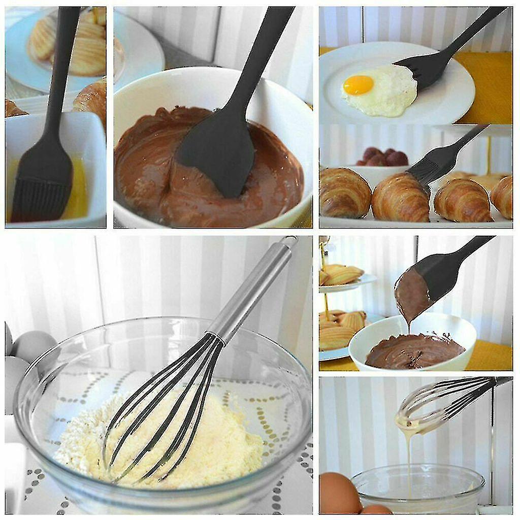 Silicone Cooking Utensils Cooking Spoons Kitchen Gadgets 10 Pcs Set Cooking Utensils Bbq Tool