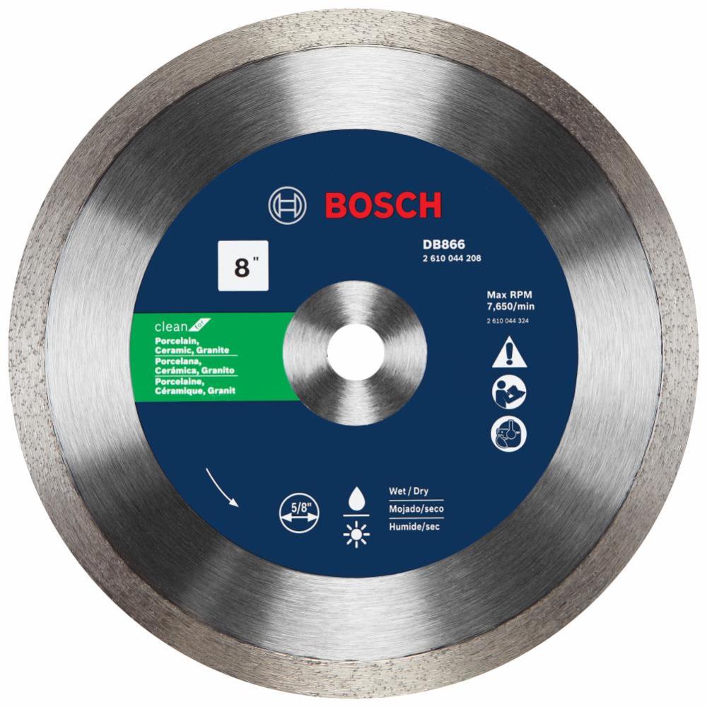 8 In. Rapido™ Premium Continuous Rim Diamond Blade for Porcelain Tile