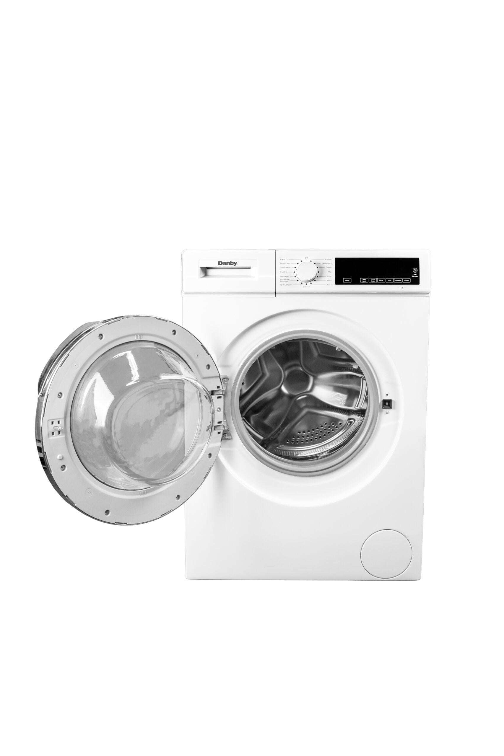 Danby DWM022D3WDB Danby 24-Inch, 2.2 Cu Ft. Stackable Front Load Washer With Steam In White