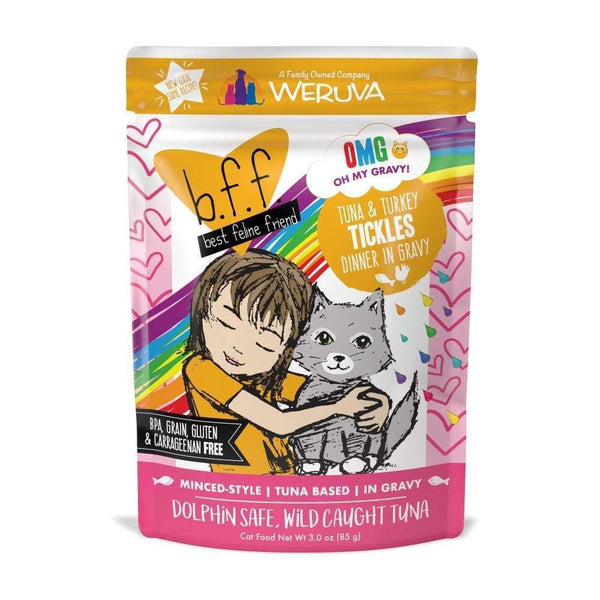 Weruva BFF Tuna and Turkey Tickles Recipe Single Pouches Wet Cat Food