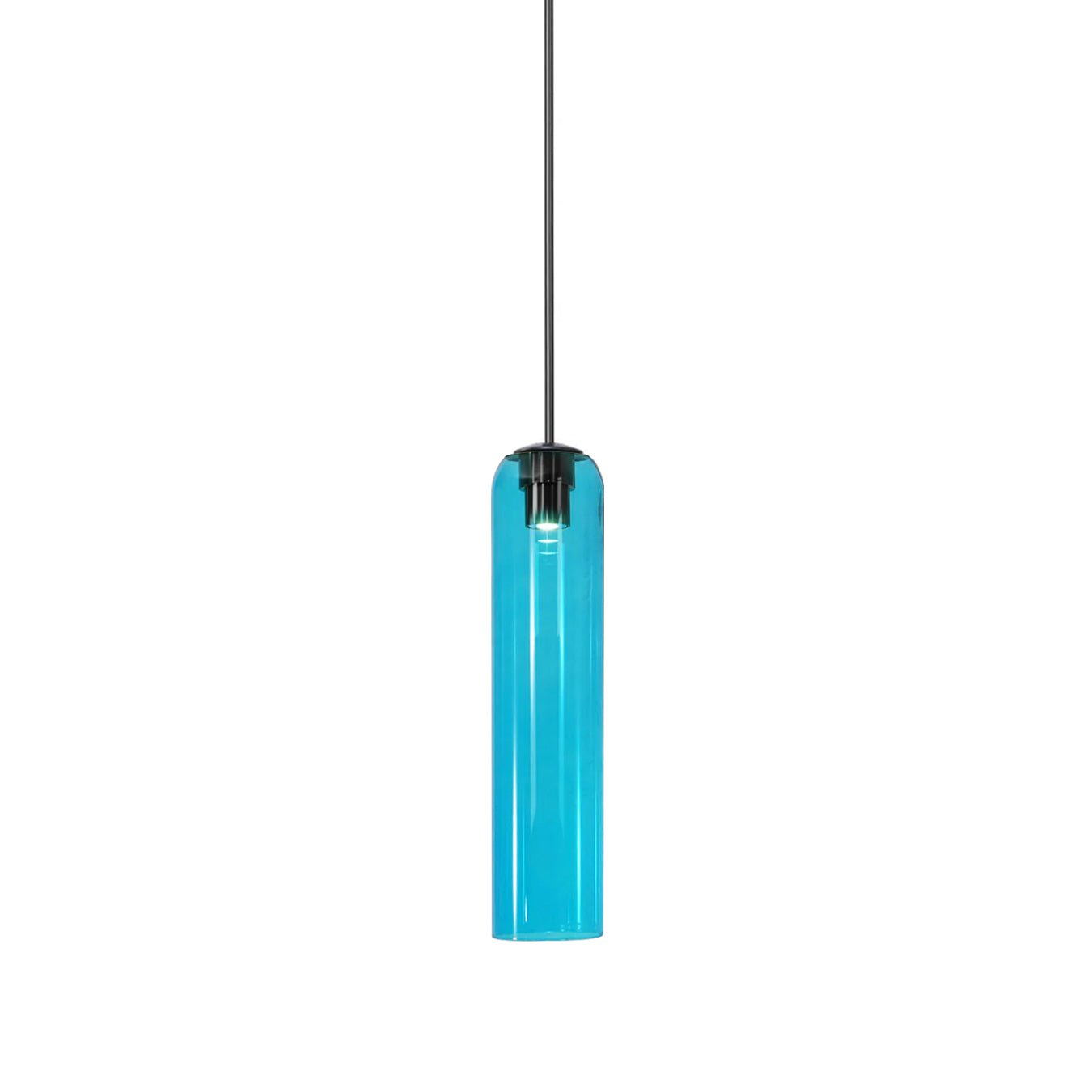 Long Tube Glass Pendant Light