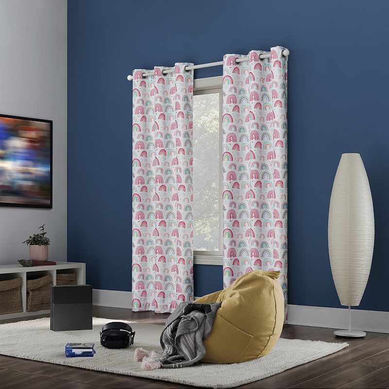 Sun Zero Generation Rainbows 100% Blackout Grommet Window Curtain