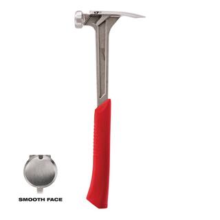 MW 17 oz. Smooth Face Framing Hammer with 15 in. Pry Bar 48-22-9017-48-22-9035