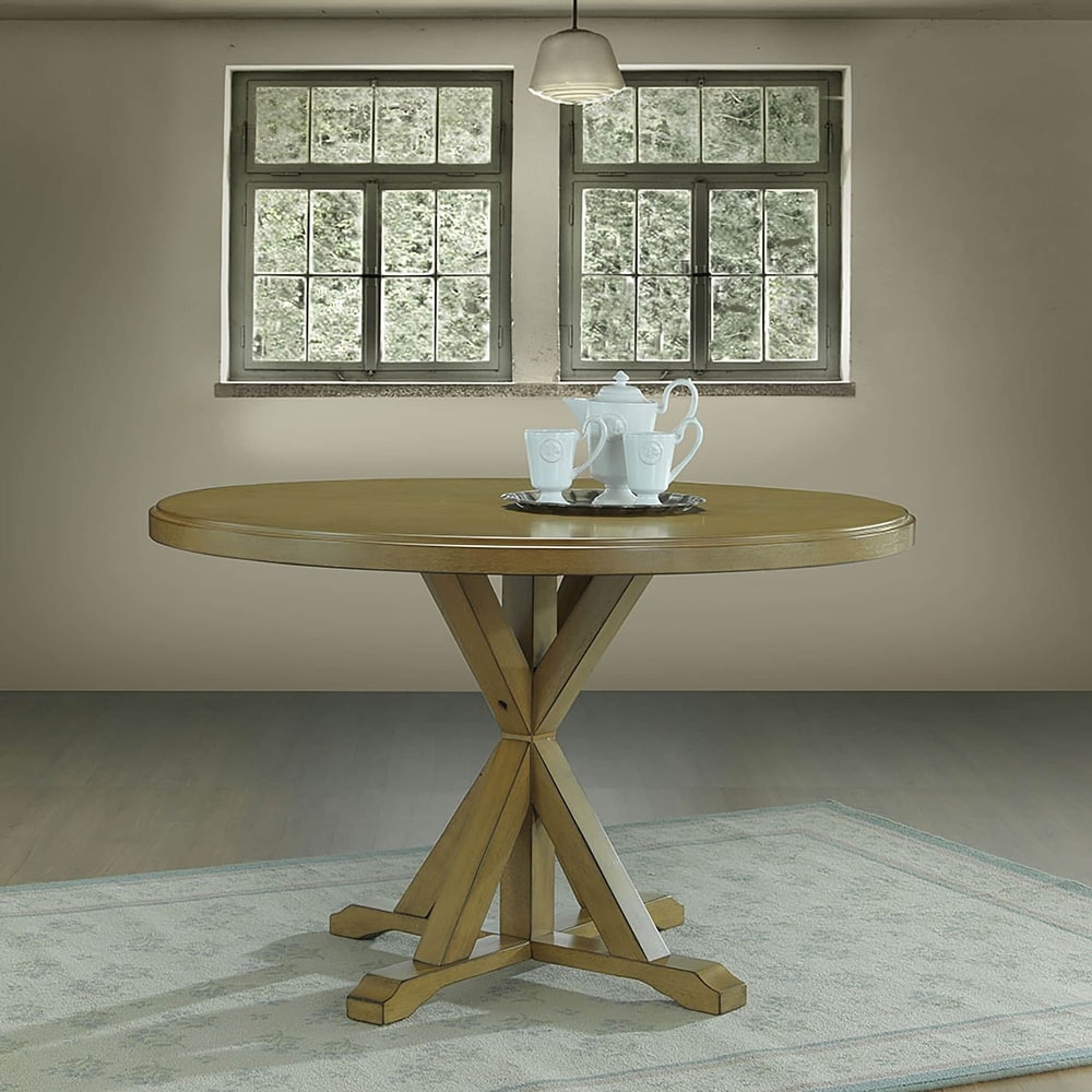 Porter X Base Round Dining Table