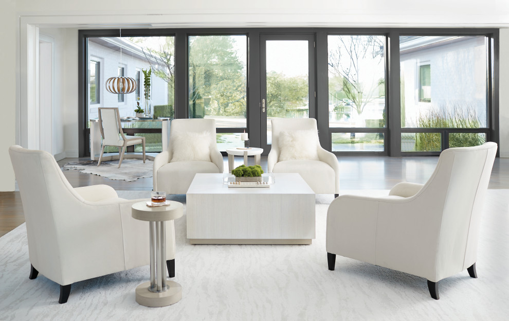 Bernhardt Axiom Round Chairside Table   Scandinavian   Side Tables And End Tables   by Bernhardt Furniture Company  Houzz