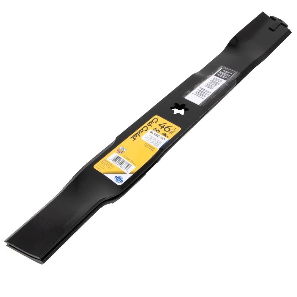 Cub Cadet Original Equipment 3-in-1 Blade Set for Select 46 in. Riding Lawn Mowers with 6-Point Star OE# 942-04268 742-04268 490-110-C106