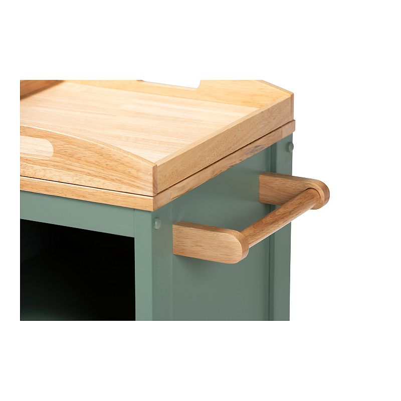 Baxton Studio Dorthy Kitchen Cart