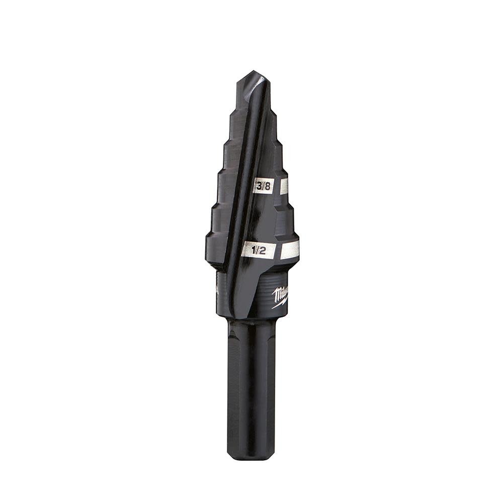 Milwaukee #6 Step Drill Bit 3/8 in. and 1/2 in. x 1/16 in. 48-89-9206 from Milwaukee