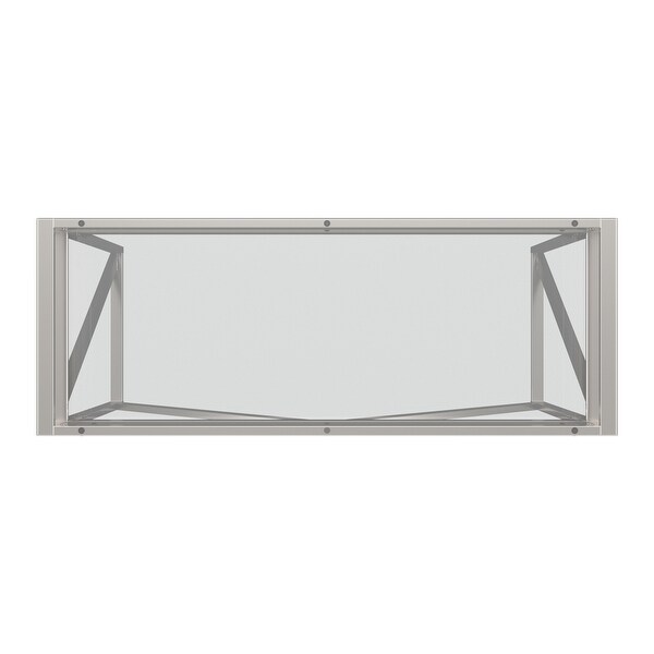 Brynn Brushed Nickel Sofa Table by iNSPIRE Q Modern - Sofa Table