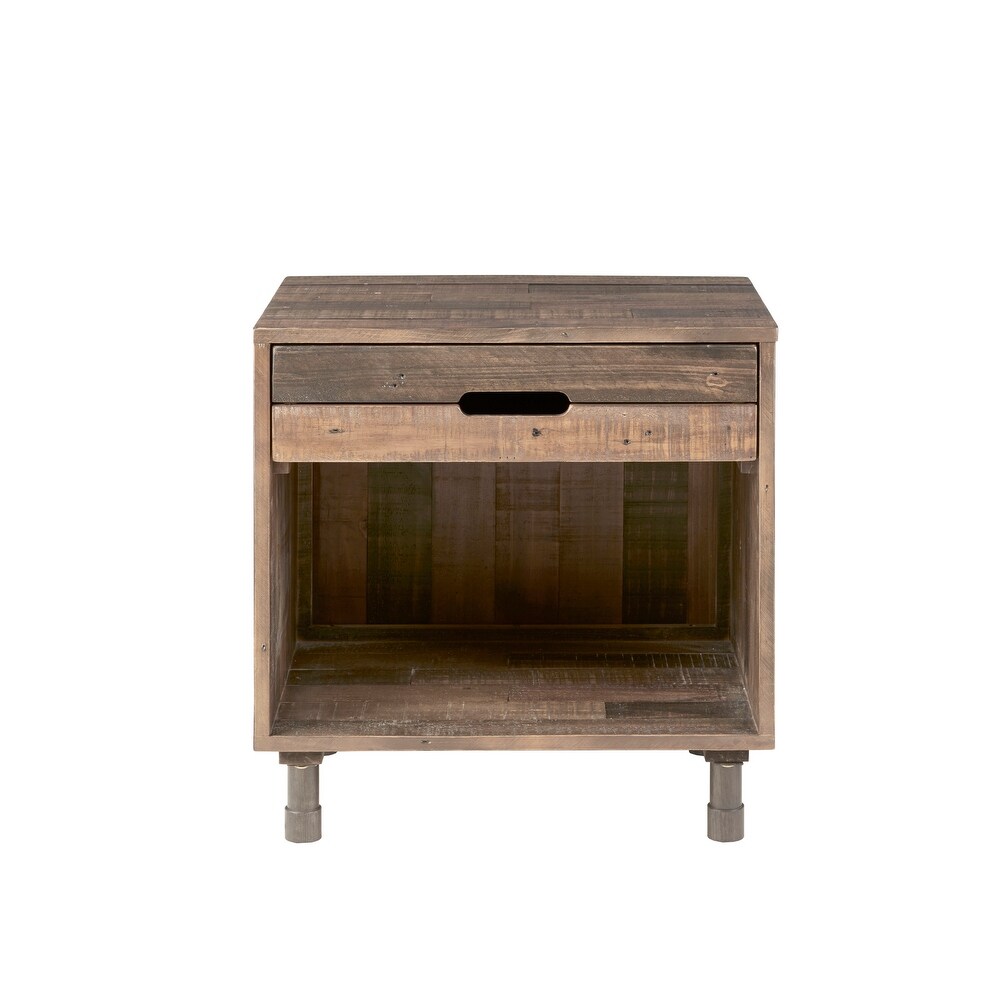 Carbon Loft Haberman Light Brown Multi Nightstand