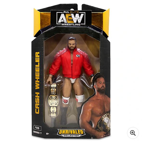 Aew cash wheeler unrivaled 16.5cm collection figure