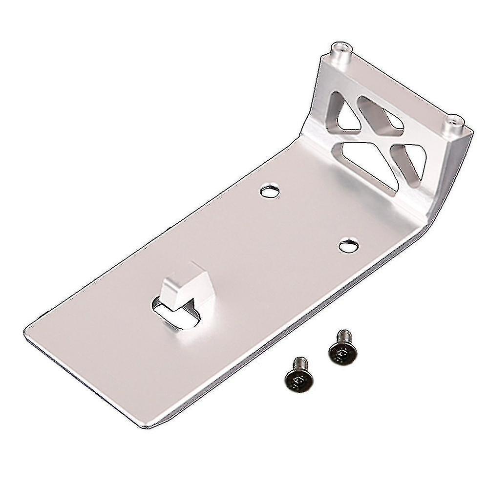 Compatible Withcompatible Withmetal Front Guard Plate For 1/5 Hpi Rofun Baha Km Baja Rc Car，silver