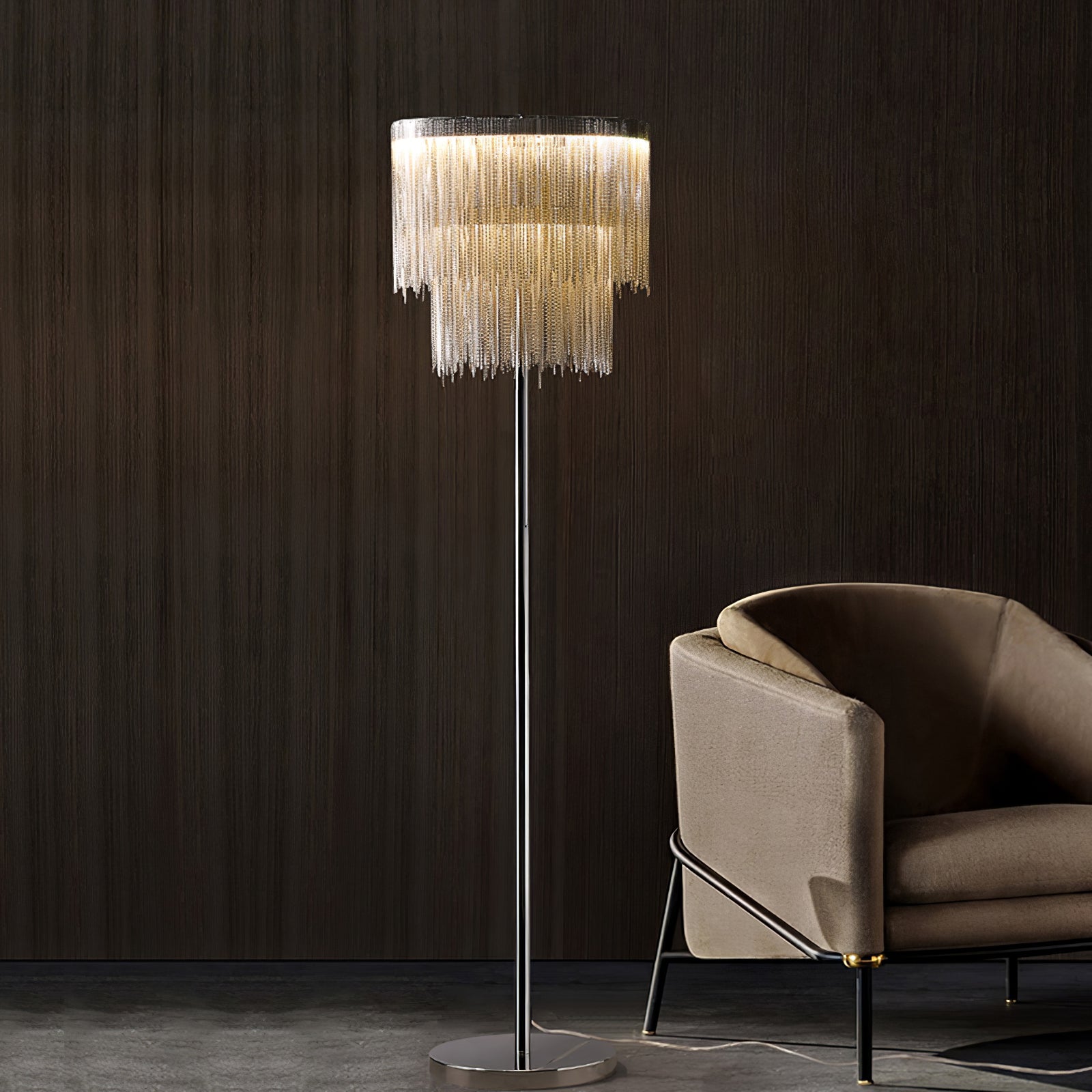 Cadena Tassel Floor Lamp