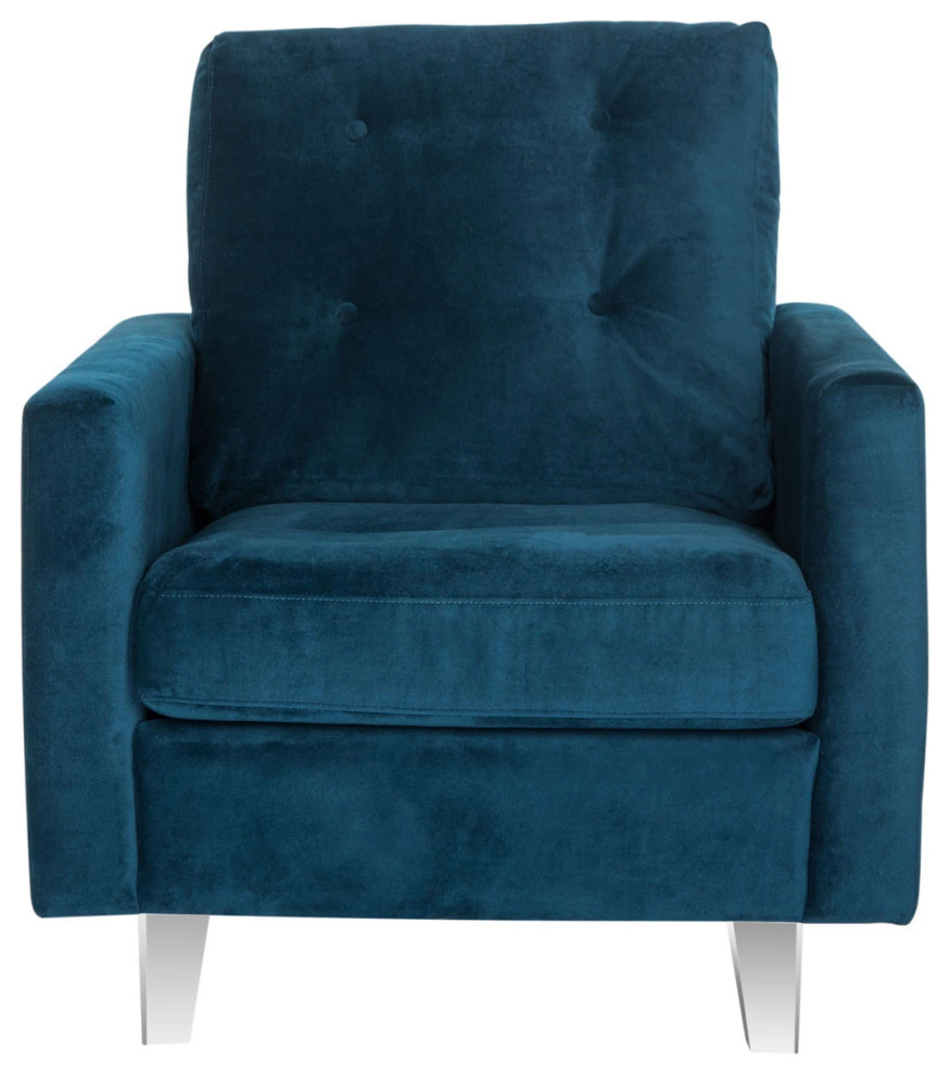 Leandra Tufted Acrylic Club Chair   Contemporary   Armchairs And Accent Chairs   by Old Bones Co.  Studios  Houzz