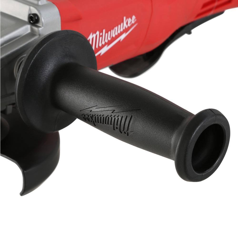 MW 11 Amp Corded 4-12 in. Small Angle Grinder with No-Lock Paddle 6142-31