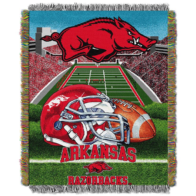 Arkansas Razorbacks Tapestry Throw by Northwest