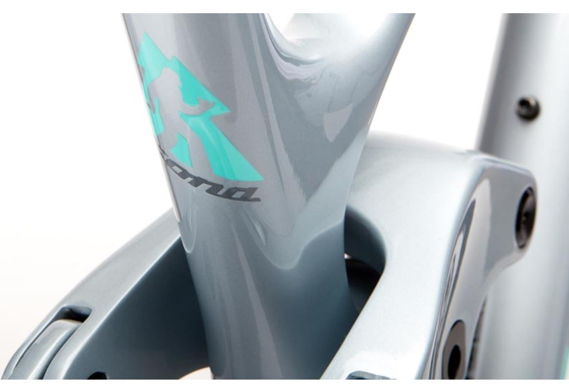 Kona Process 153 CR/DL 27.5 Full Suspension Frame - Gloss Silver-Gray - 2019