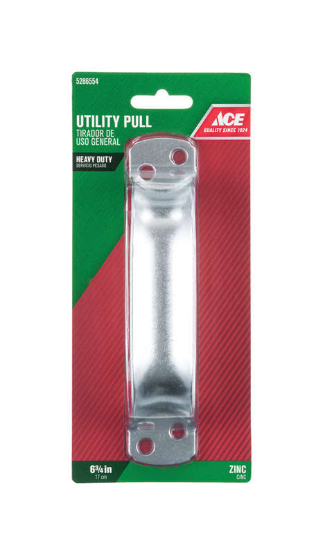 Ace 6.8 in. L Zinc-Plated Silver Steel Heavy Duty Utility Pull