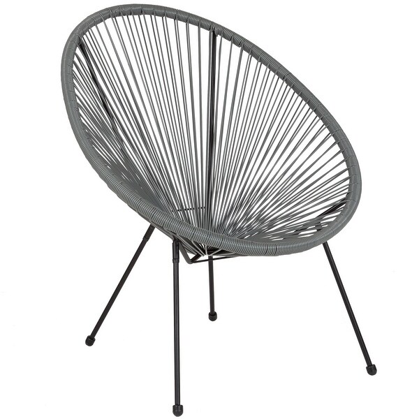 Rattan/ Bungee Papasan Lounge Chair