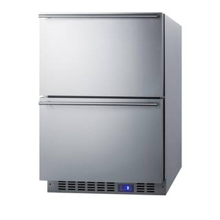 Summit Appliance 3.5 cu.ft. Frost Free Upright Outdoor Drawer Freezer In Stainless Steel SPFF51OS2D