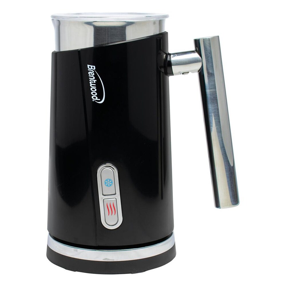 1.25 Cup Electric Milk Frother and Warmer in Onyx