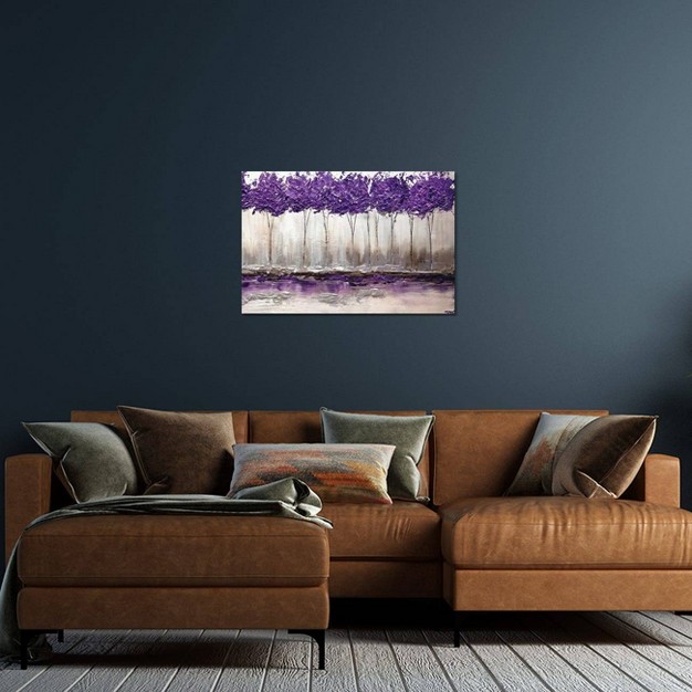 Purple Summer By Osnat Tzadok Unframed Wall Canvas Icanvas