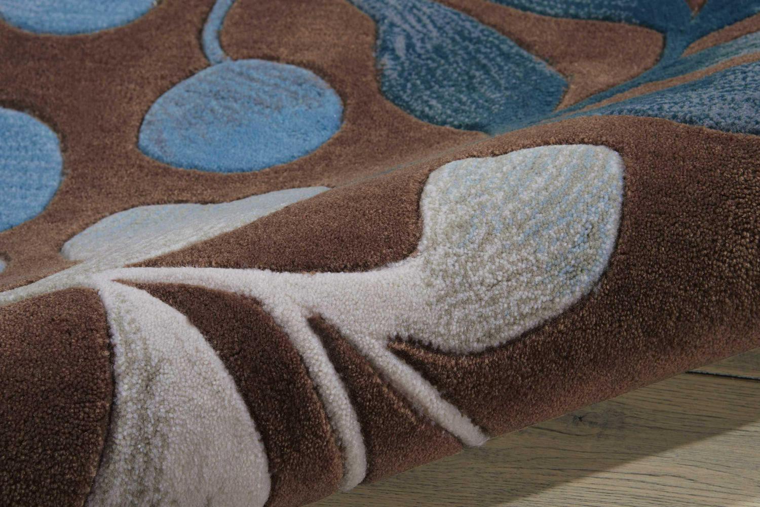 Nourison Contour Contemporary Botanical Mocha 782173  x 982173  Area Rug (78242 x 98242)  Crowdfused