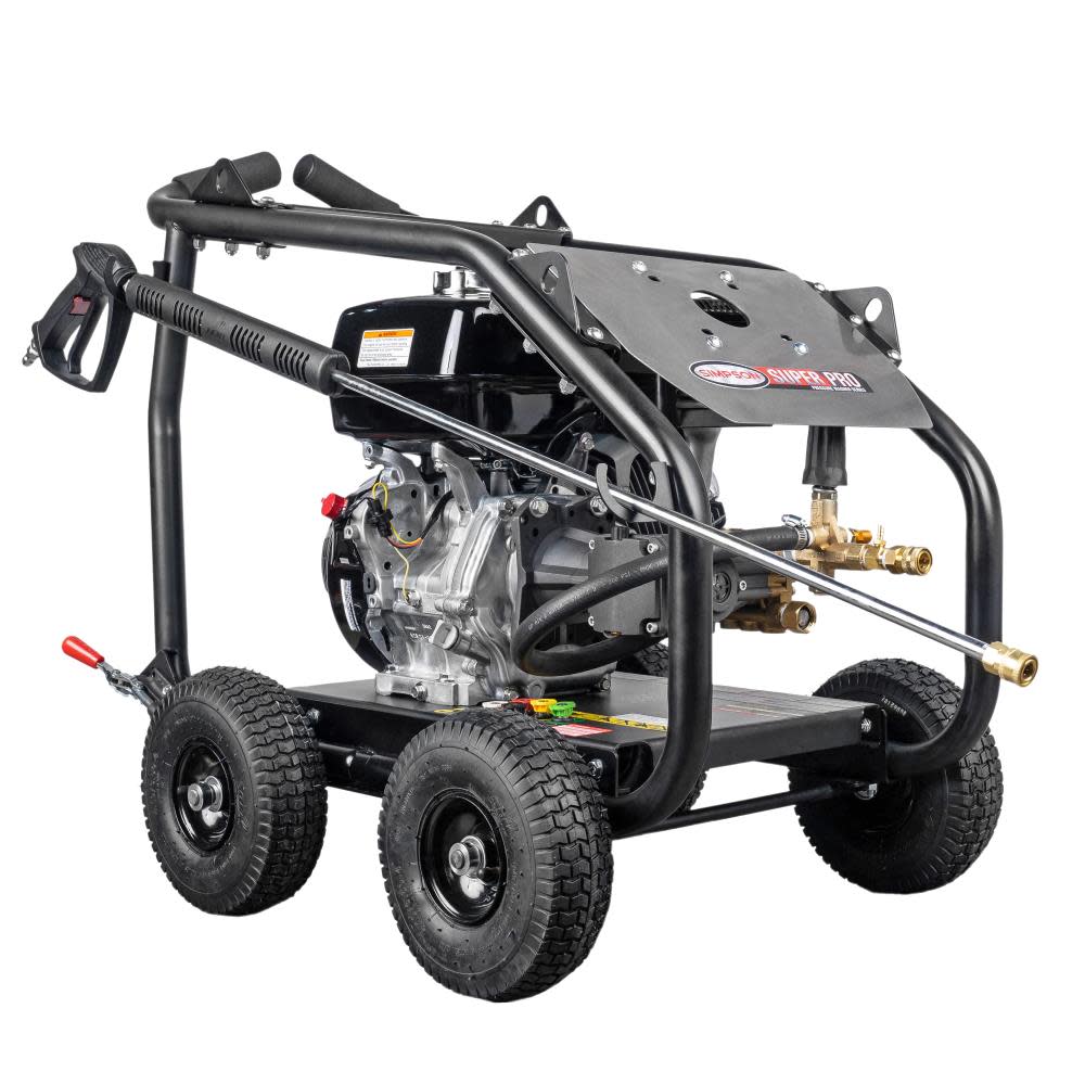 Simpson SuperPro Roll Cage Cold Water Professional Gas Pressure Washer 4400 PSI ;