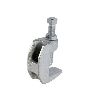 The Plumber's Choice Wide Mouth Beam Clamp for 12 in. Threaded Rod in Electro Galvanized Steel 12CLBWGE