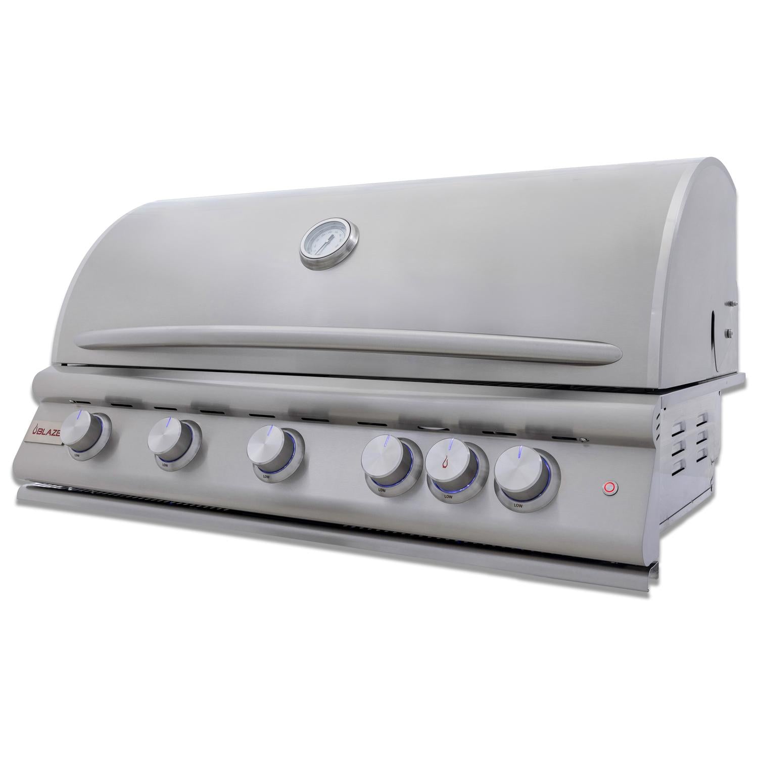 Blaze Grills BLZ5LTE3LP Blaze 40-Inch 5-Burner Premium Lte+ Gas Grill With Rear Burner And Built-In Lighting System, With Fuel Type - Propane