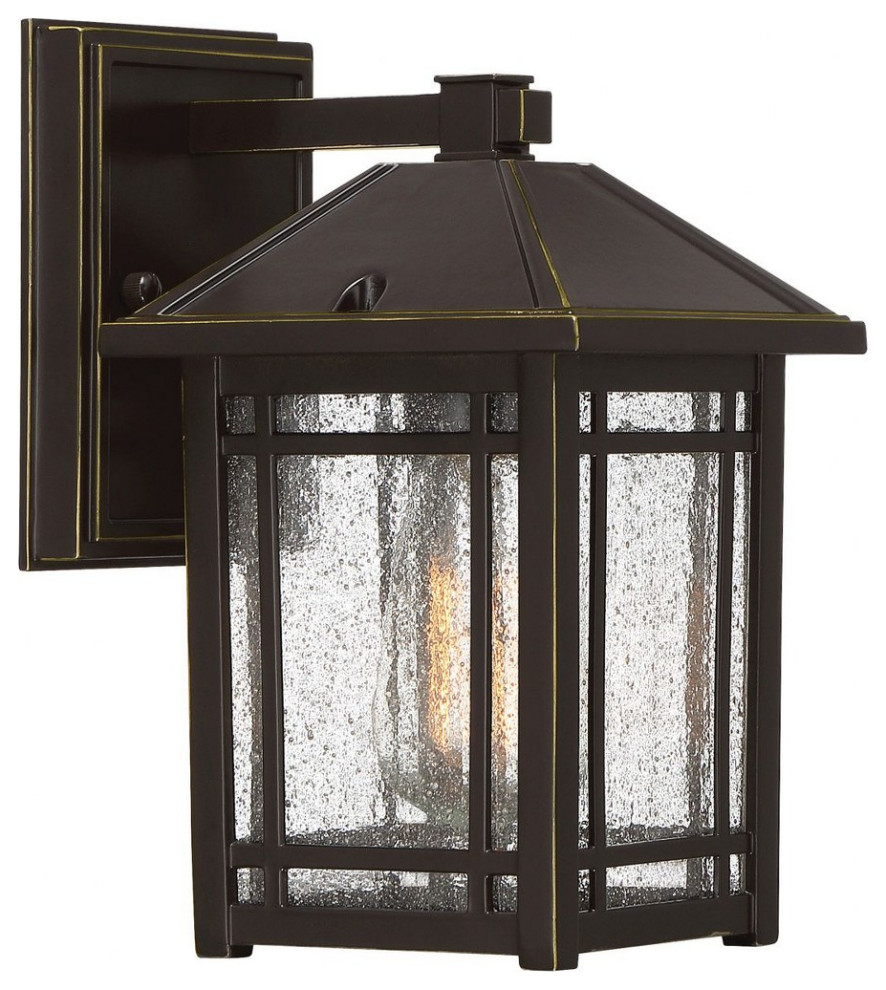 9.75 Inch 1 Light Outdoor Hanging Lantern   Outdoor   Wall Mounts   Transitional   Outdoor Wall Lights And Sconces   by Bailey Street Home  Houzz