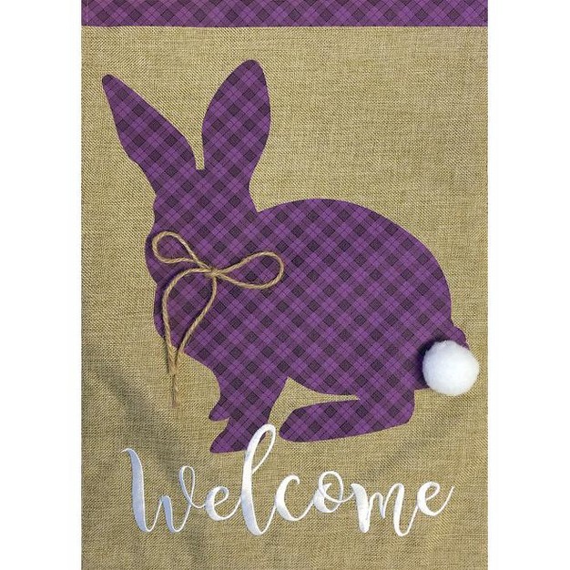 Briarwood Lane Cottontail Rabbit Spring Burlap Garden Flag Easter