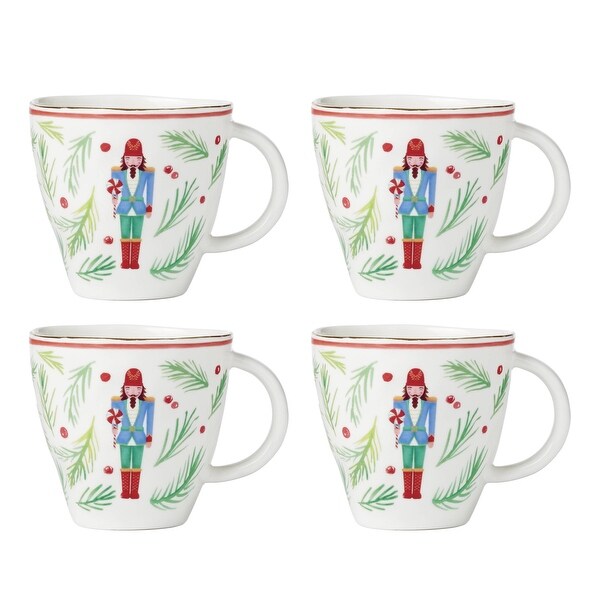 Lenox Nutcracker Dinnerware Mugs，Set of 4，Assorted