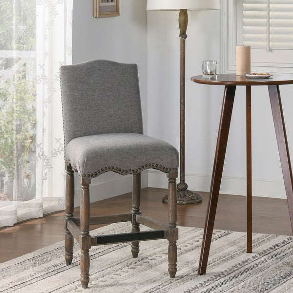 The Gray Barn Odile Lake Farmhouse Upholstered Counter Or Bar Stool