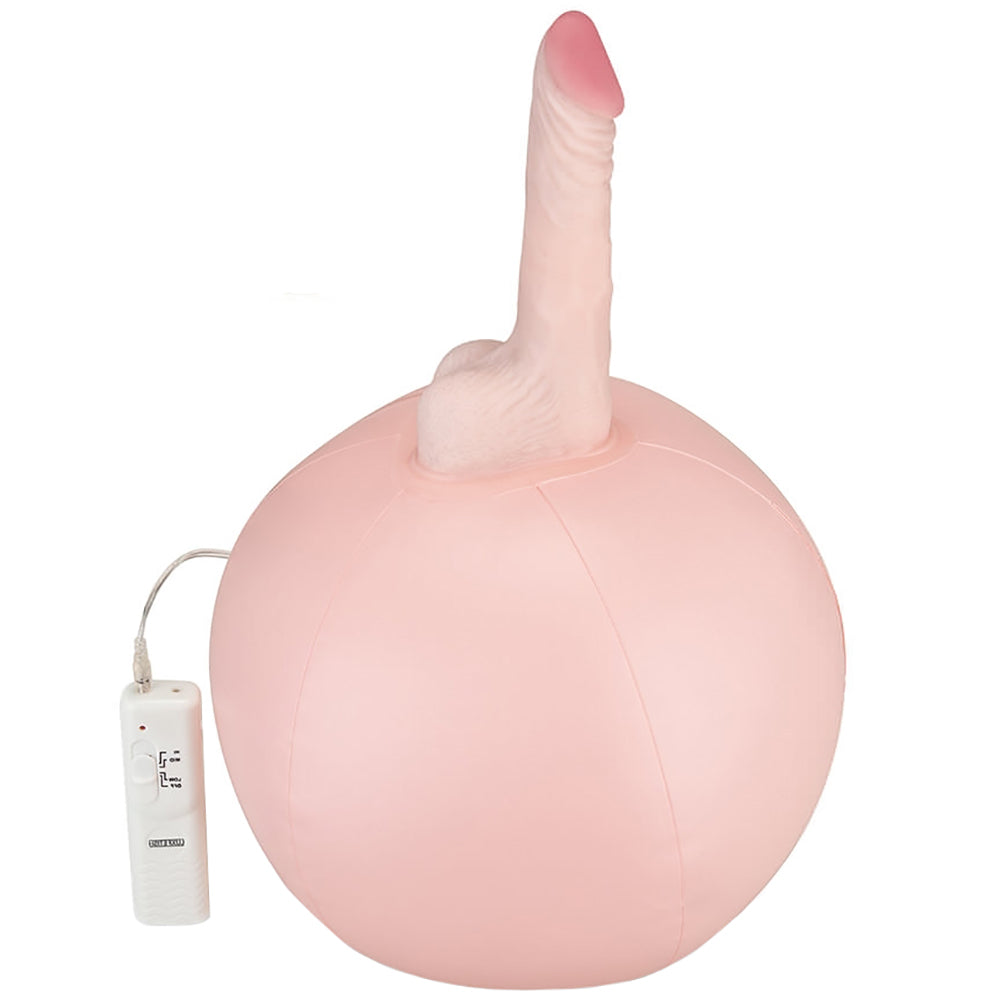 Inflatable Sex Ball with Realistic Vibe