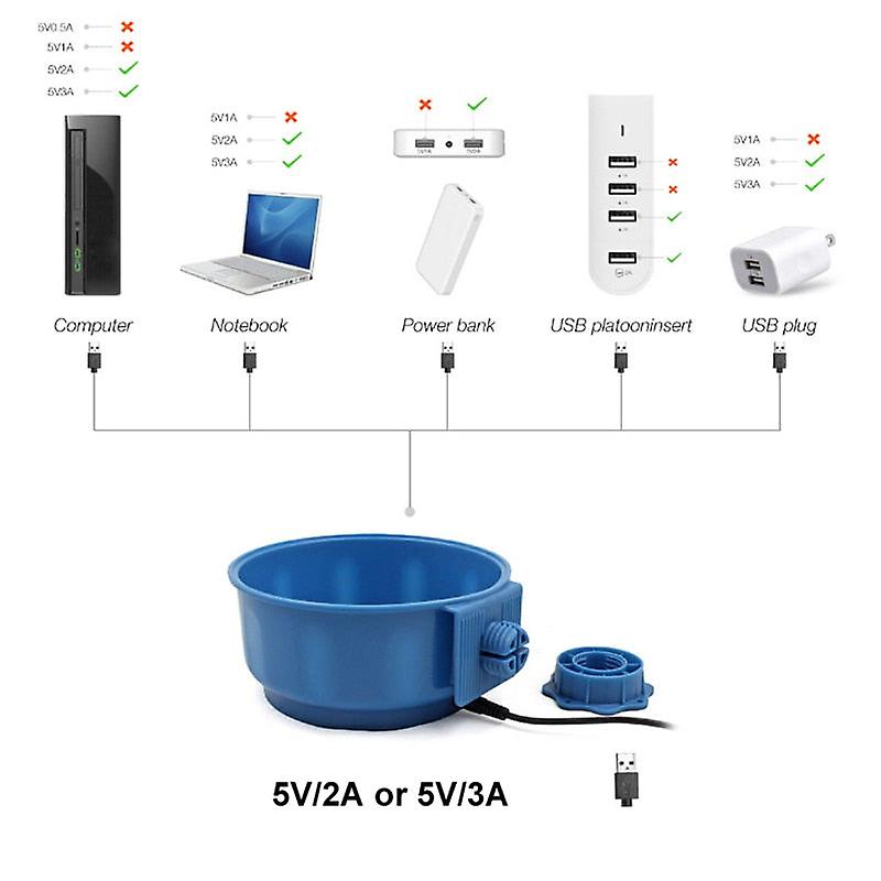 600Ml electric heating dog bowl