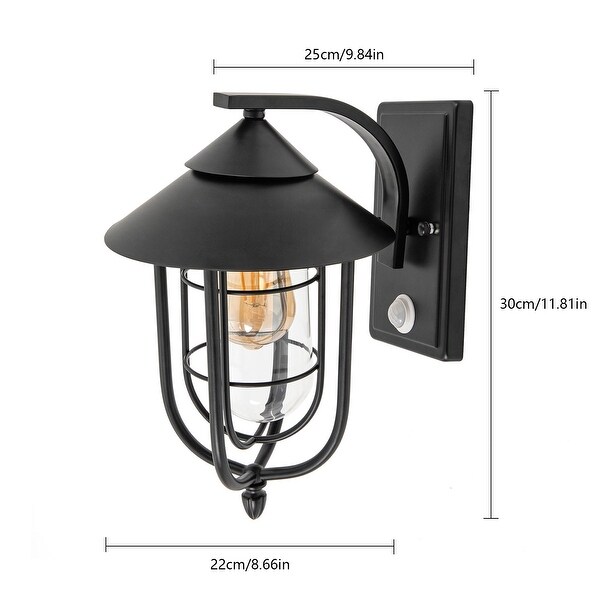 Outdoor Motion Sensor Exterior Wall Lantern Sconce Light Shopping - The Best Deals on Outdoor Wall Lanterns | 41643380