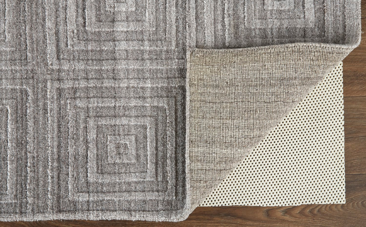 Tatem Hand Woven Linear Beige/Gray Rug